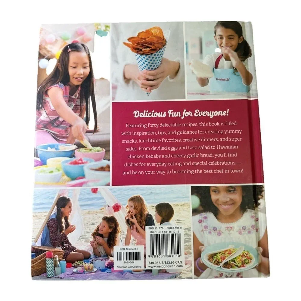 American Girl Cooking Cookbook Williams-Sonoma Kids Recipes Hardcover Kidcore